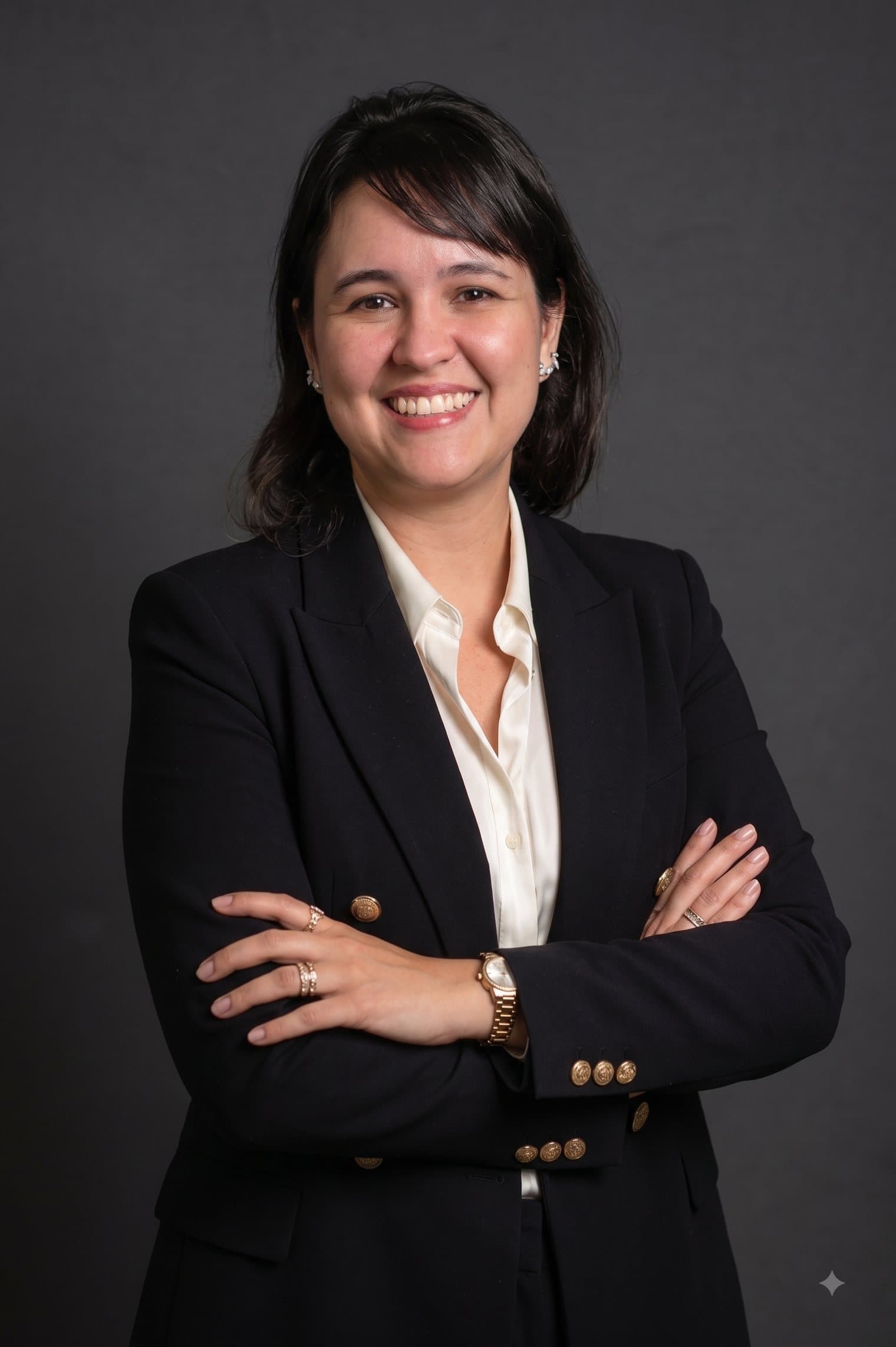 Letícia Mendel durante o atendimento